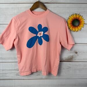 Nike The Nike Tee Project U*Phoria Women's Pink Flower Graphic T-Shirt Small